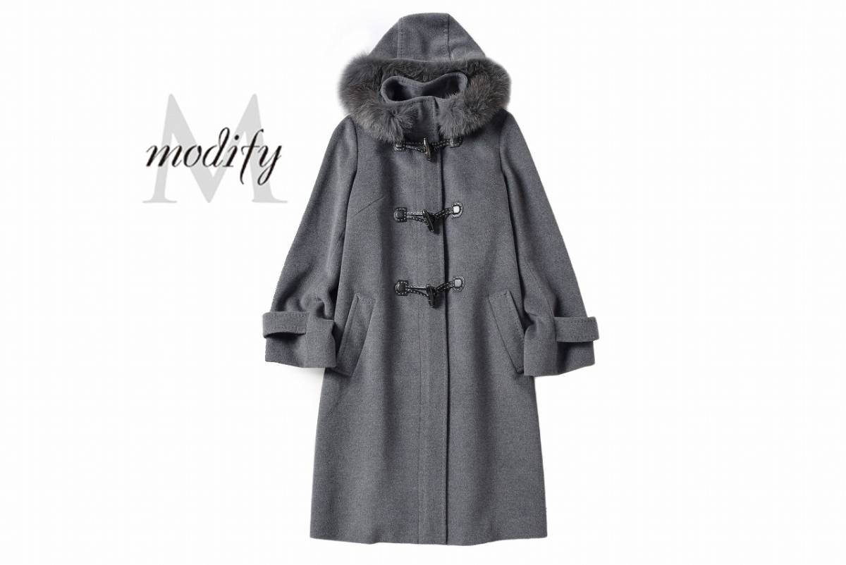 美品☆モディファイ8.9万☆40size/9号☆コートJ167 Mi-Ma モデル