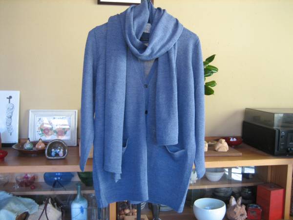 CRaFT HIROクラフトヒロ　ストール付アルパカカーディガン