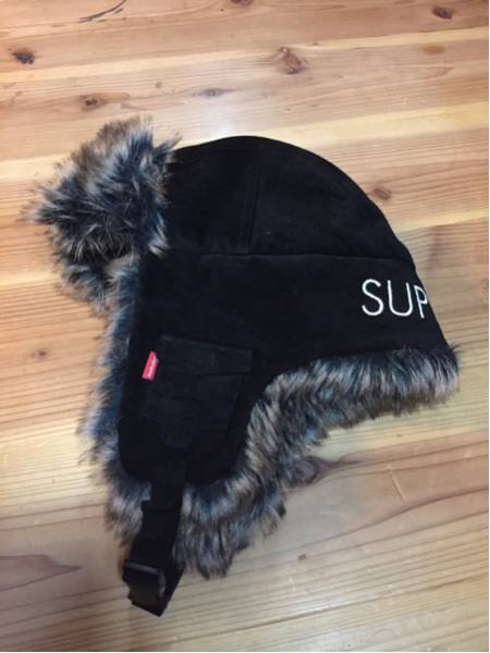 Supreme Suede Trooper Hat Black シュプリーム トゥルーパー