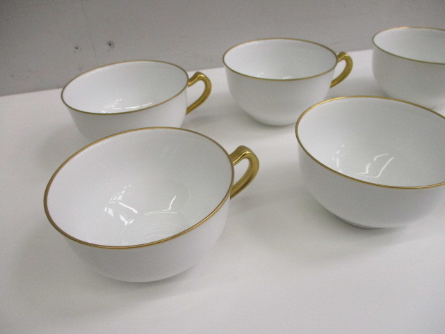 大倉陶園 カップ&ソーサー ゴールドライン 6客セット 【公式通販】