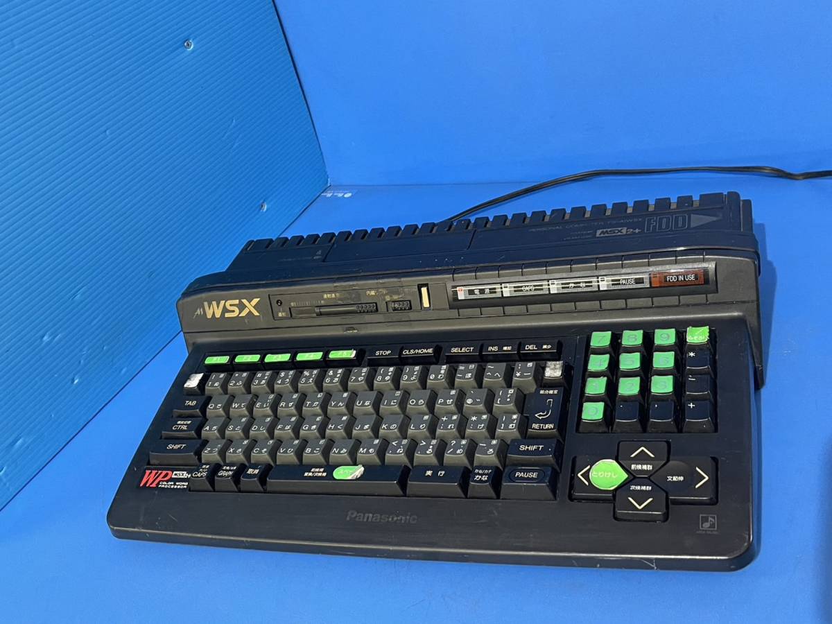 Panasonic FS-A1WSX MSX2+ Yahoo!オークション MSX FS-A1WX 通電確認 