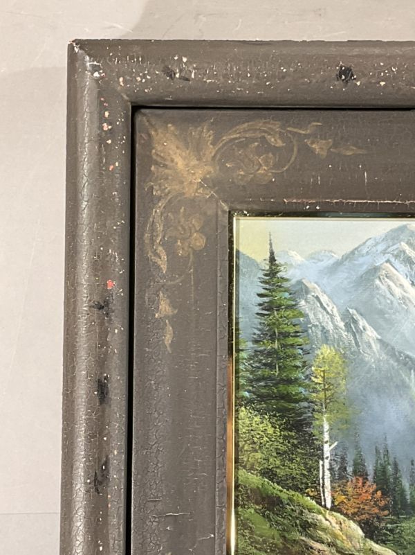 美術品・アンティーク・コレクション 中村勝之「光さす谷」 絵画 油絵