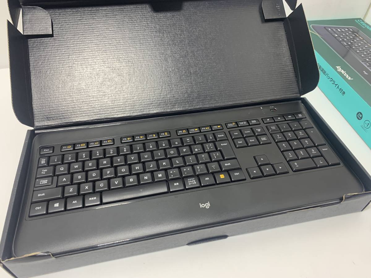 驚きの破格値，驚きの破格値，HOT 307 Logicool K800 Y-R0065 薄型ワイヤレスキーボード ロジークール 写真追加あり(ワイヤレスキーボード)｜売買されたオークション情報、yahooの商品情報をアーカイブ公開 - オークファン ワイヤレスキーボード
