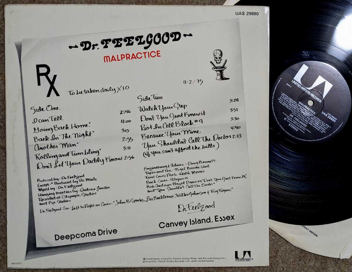 Dr. Feelgood 不正療法 帯 LP Amazon.co.jp: 不正療法: ミュージック
