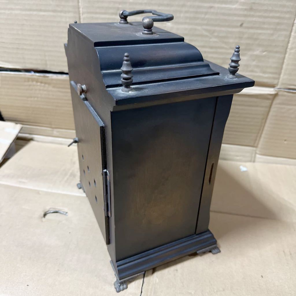 ドイツ Kienzle キンツレー 置時計 三打式 木製 昭和37年販売資料有