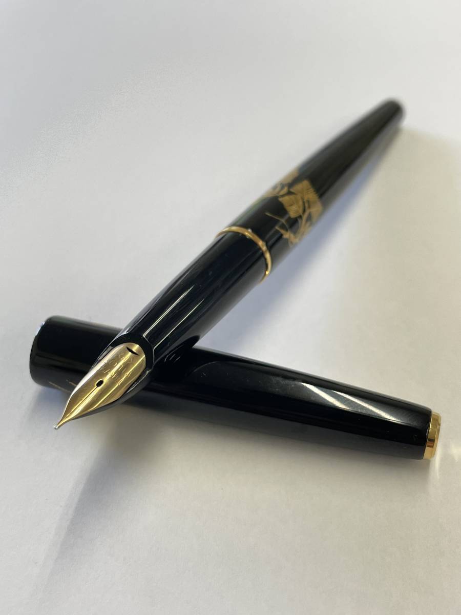 ☆希少 レア PILOT パイロット 蒔絵 國光会 久山作 吉田久斎 18K-750 F