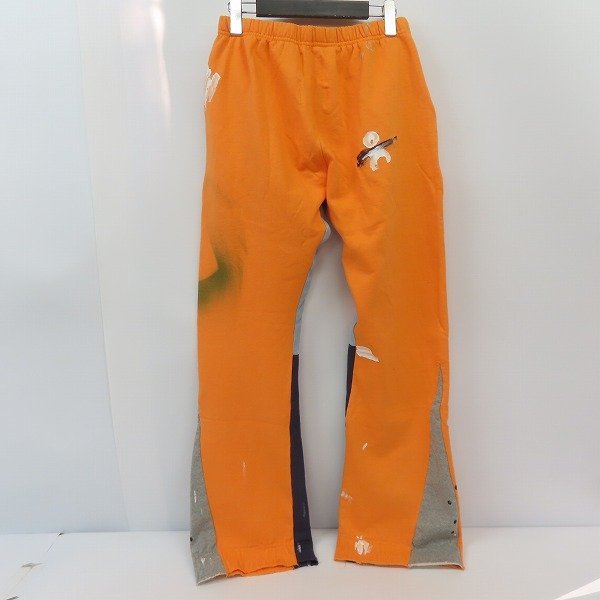 GALLERY DEPT./ギャラリーデプト フレア スウェットパンツ オレンジ/XL