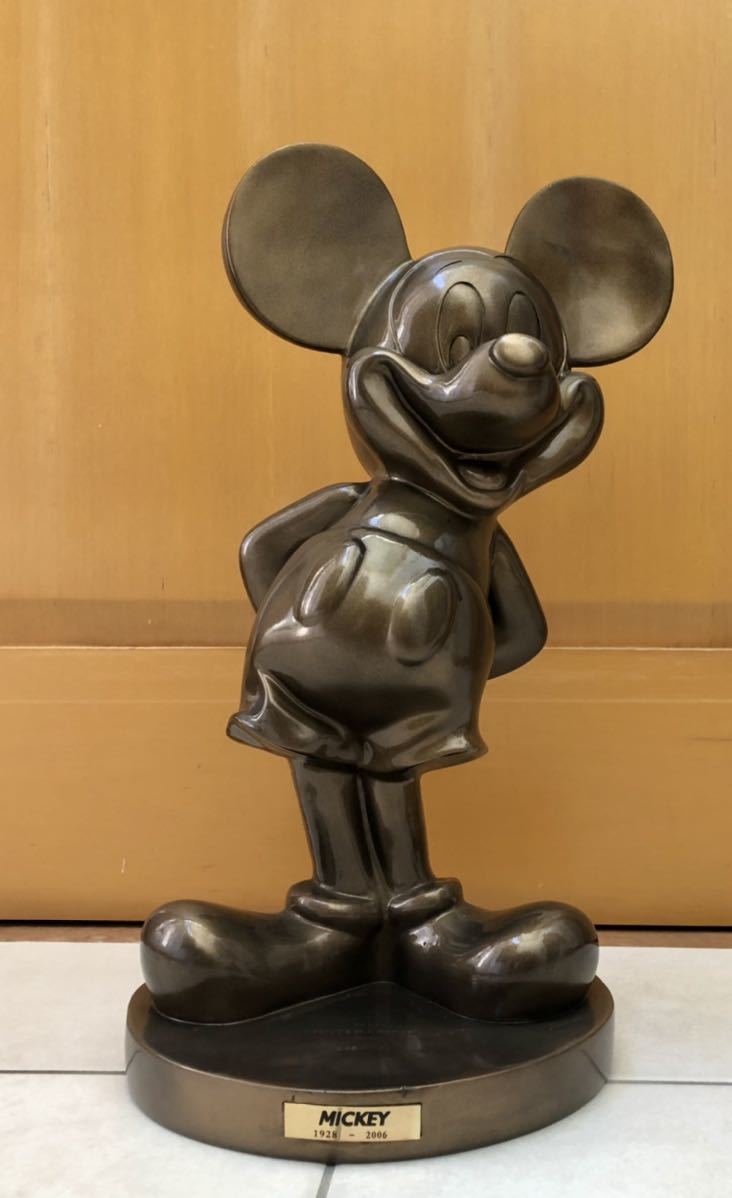 【限定1000】Disney ディズニー　ミッキーマウス　ブロンズ像　希少品 希少 ブロンズ像 Walt Disney Mickey Mouse LIMITED EDITION ミッキー