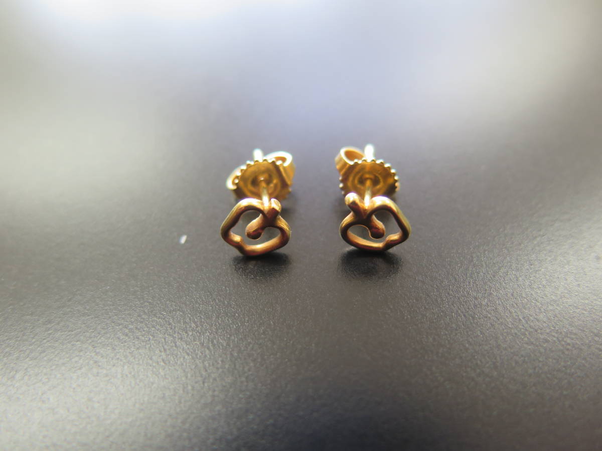 Tiffany & Co. ティファニー ピアス/K18YG リンゴ/アップル Tiffany