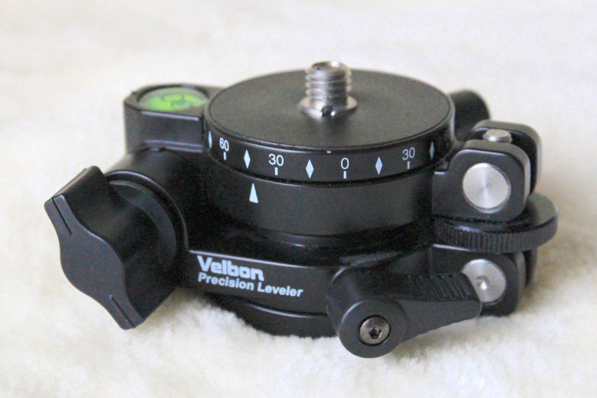Velbon 三脚アクセサリー Precision Leveler レベリングユニット&パノラマヘッド Precision Leveler Velbon ハクバ写真産業 カメラ、光学機器 新品・未使用☆Velbon