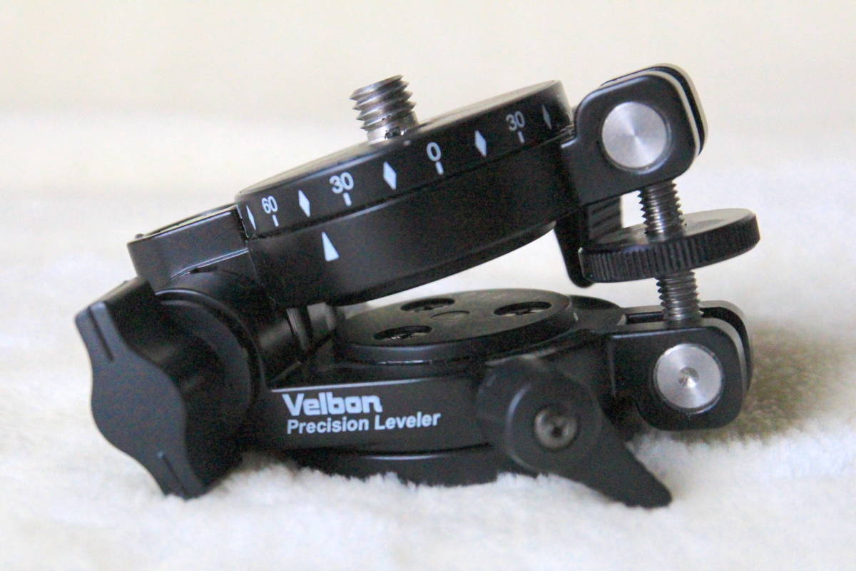 Velbon 三脚アクセサリー Precision Leveler レベリングユニット&パノラマヘッド Precision Leveler Velbon ハクバ写真産業 カメラ、光学機器 新品・未使用☆Velbon
