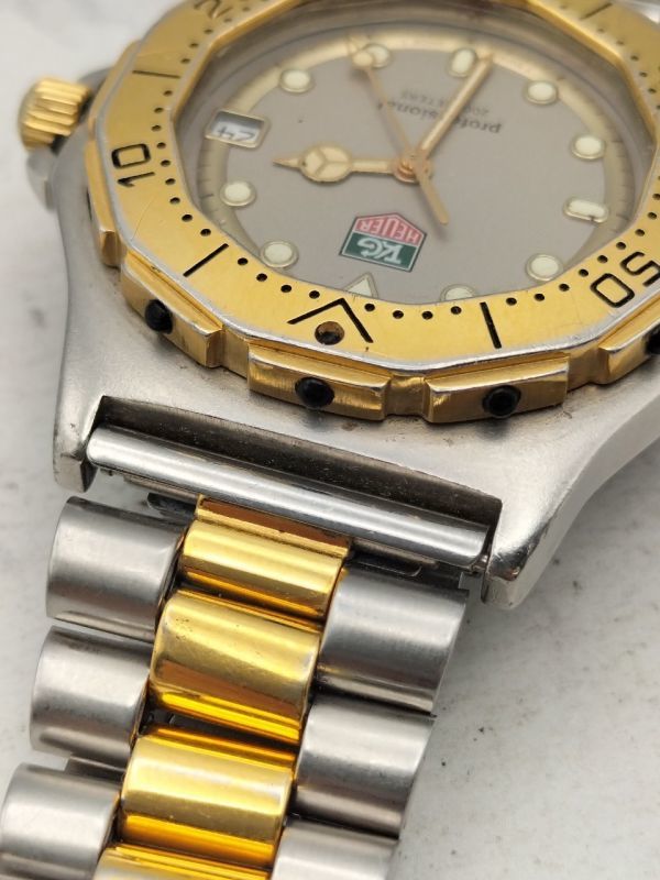 1円 タグホイヤー 稼働 QZ プロフェッショナル 良品 HEUER TAG 1円 タグホイヤー 稼働 QZ プロフェッショナル 良品 HEUER TAG