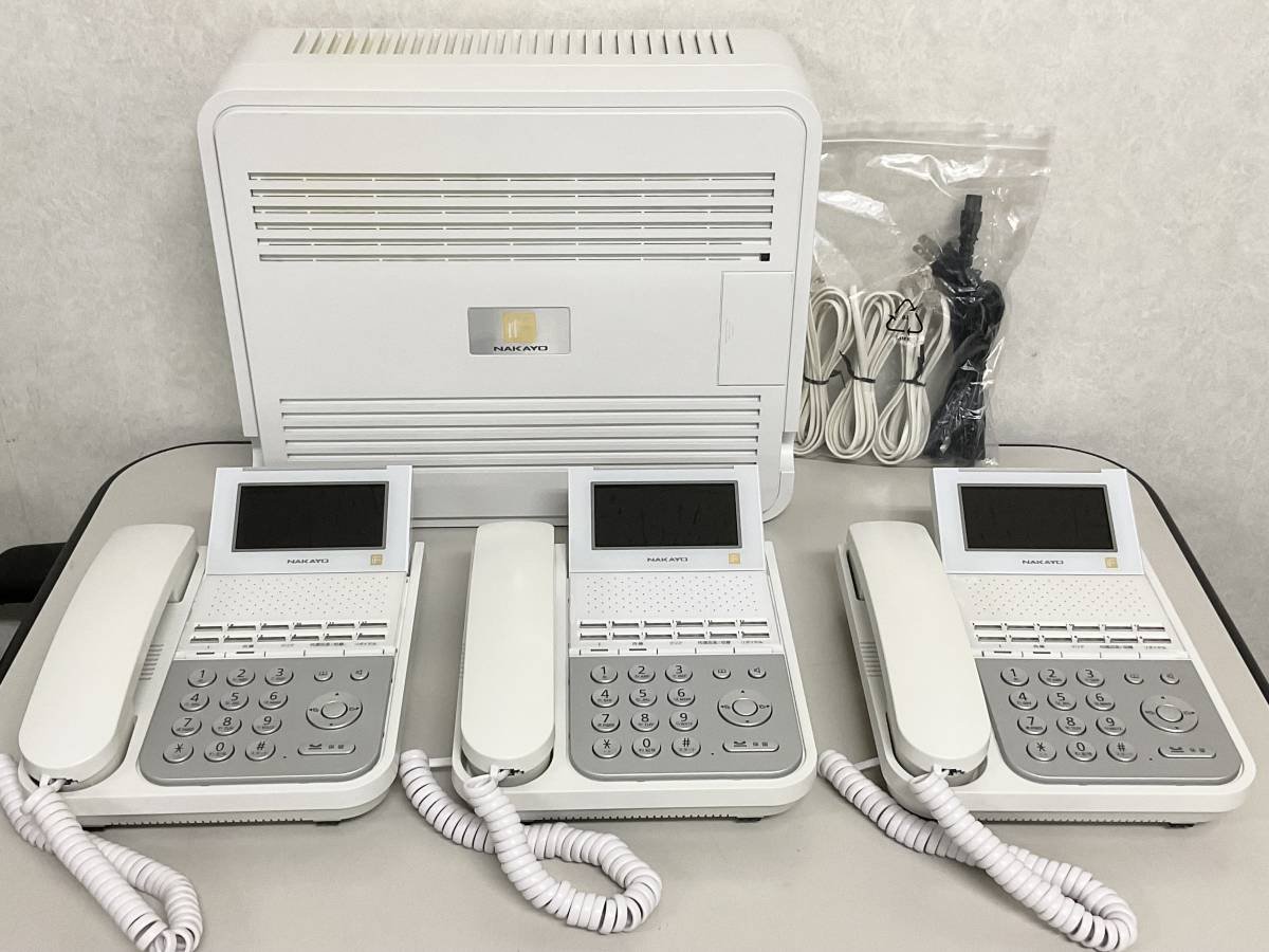 NAKAYO NYC-iFS-ME 主装置・電話機3台セット ☆美品☆