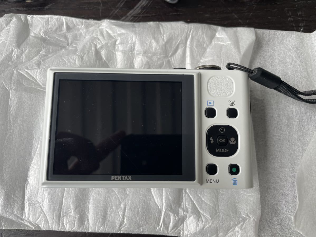 中古品☆PENTAX デジタルカメラ Optio RZ18 パールホワイト