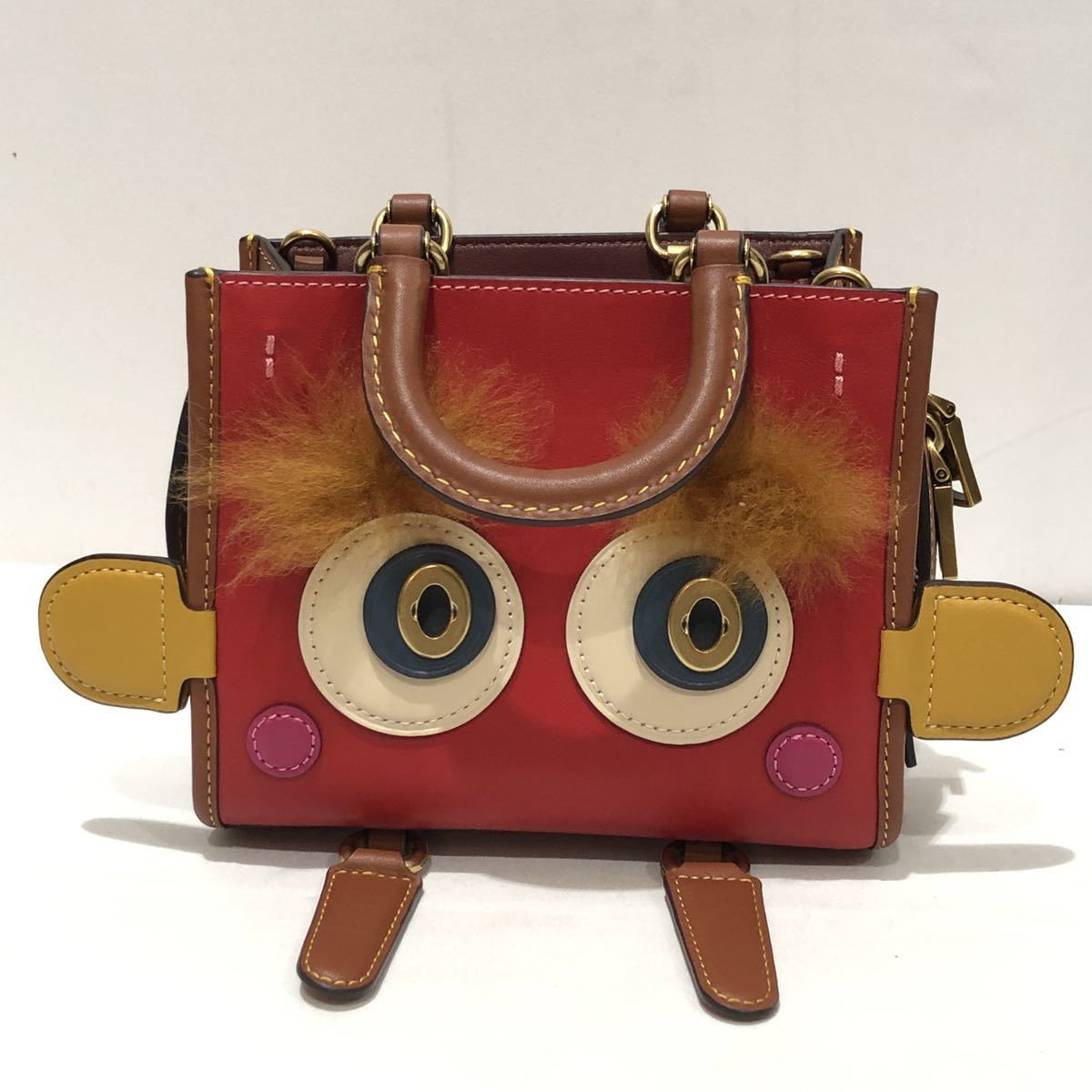 COACH】 ローグ 17・シグネチャー テキスタイル ジャカード 