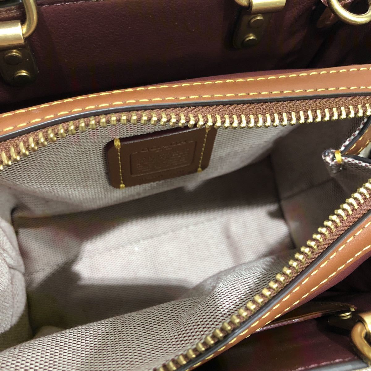 COACH】 ローグ 17・シグネチャー テキスタイル ジャカード 