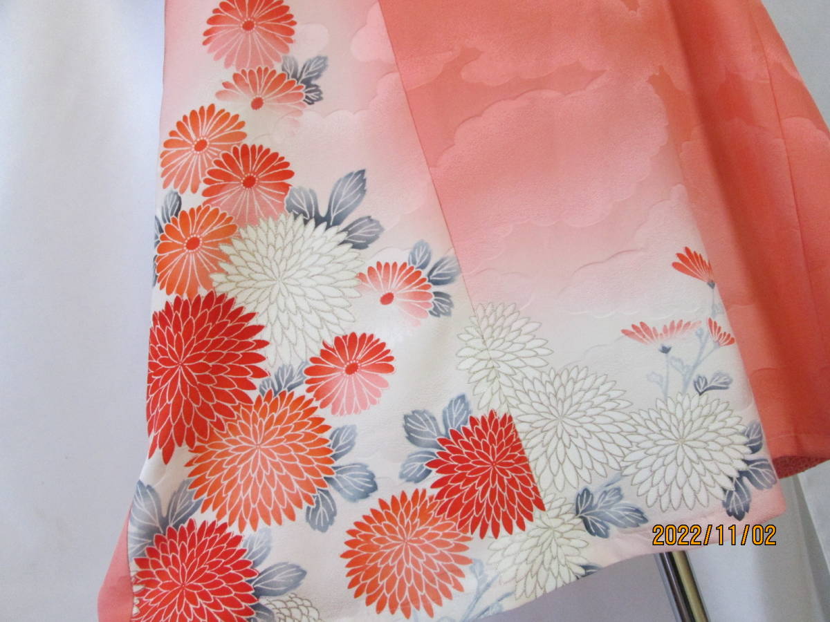 簡単 型紙なし 着物からワンピースにリメイク♪Make a dress a kimono 