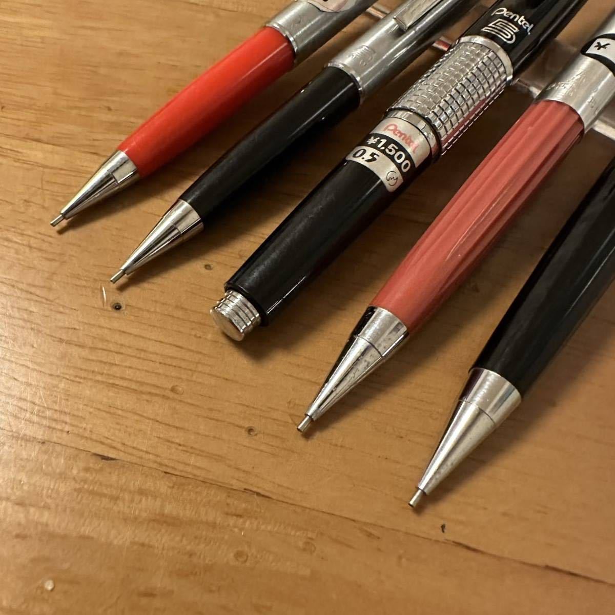 非売品 貴重 Pentel ぺんてる シャーペン 商品タグ 大日本文具 12コ 新品 廃盤 Pentel ぺんてる 5 シャーペン 色々 5本セット 0.5mm