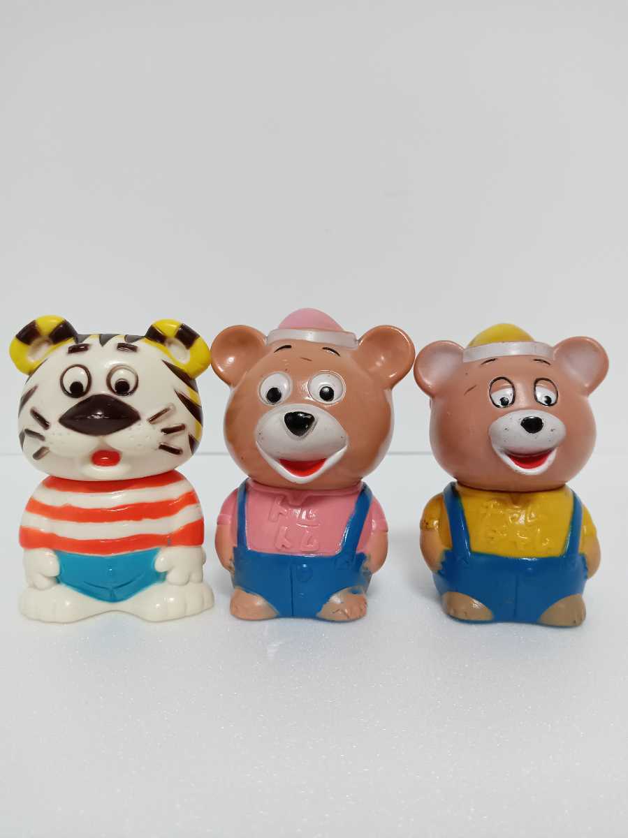 三井銀行 ゴロンタ劇場 ゴロンタ・トムトム・チャムチャム ソフビ　貯金箱 ②約9cm 三井銀行 NHK おかあさんといっしょ ゴロンタ劇場 ソフビ 貯金