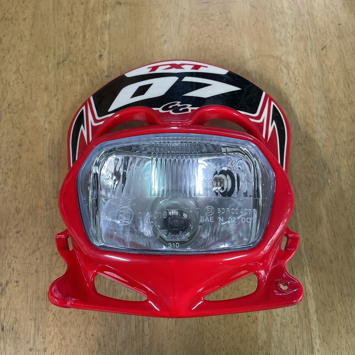 ガスガス gas gas txt pro ヘッドライトケース 品 トライアル車 ヘッド