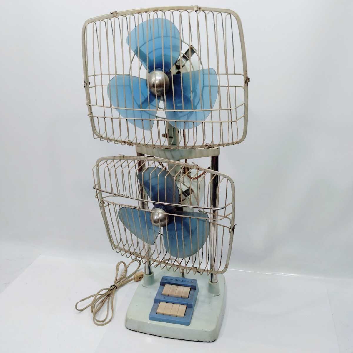  富士電気 2段式 二段式 レトロ 扇風機 FUJI DENKI TYPE FSW 2564 昭和レトロ アンティーク ジャンク 090420(扇風機)｜売買されたオークション情報、yahooの商品情報をアーカイブ公開 - オークファン 扇風機