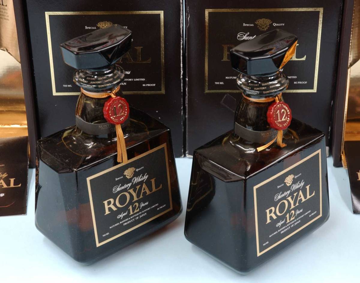 古酒 2本まとめてセット SUNTORY ROYAL SR サントリー ローヤル 720ml