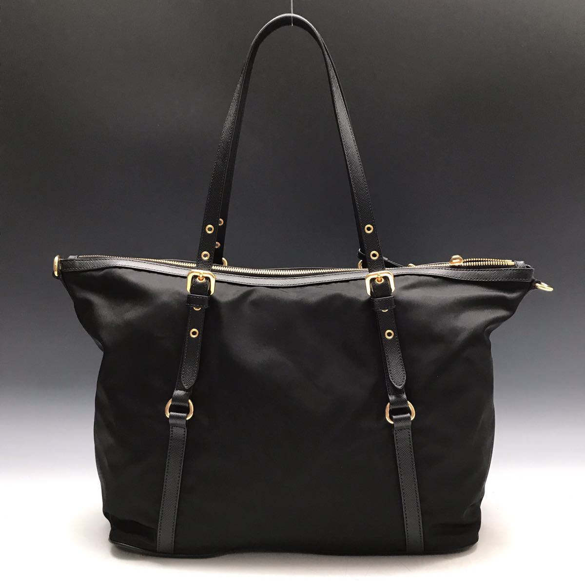 未使用級品】PRADA プラダ 2way ショルダーバッグ トートバッグ 