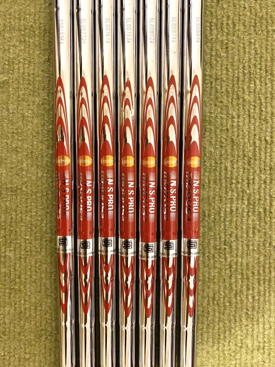 週末価格　モーダス120x 4番-PW 7本　NS PRO MODUS tour 日本シャフト モーダス MODUS 120 Sフレックス 4I-PW 7本セット 日本