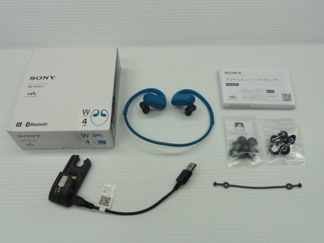 保証書付き 4GB☆SONY NW-WS623 デジタルオーディオプレーヤー・ブルー