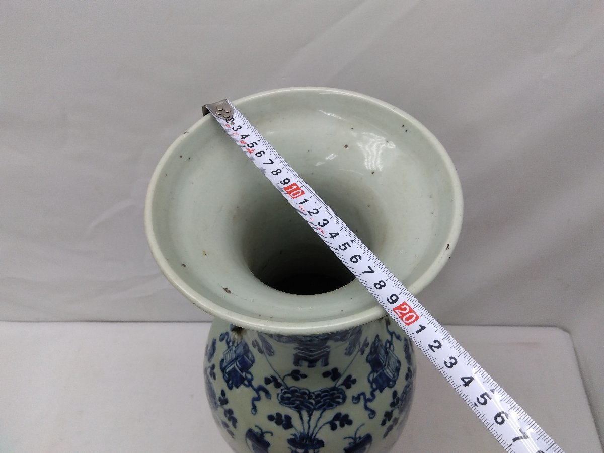 旧家蔵中国骨董青磁 双魚耳付花入 貴重コレクション Yahoo