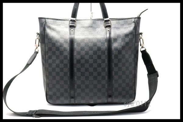 近年モデル希少美中古□LOUIS VUITTON ダミエグラフィット タダオ 