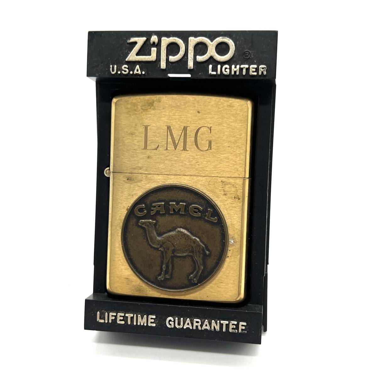 安い，豊富な □ZIPPO ジッポー CAMEL キャメル ソリッドブラス メダル 