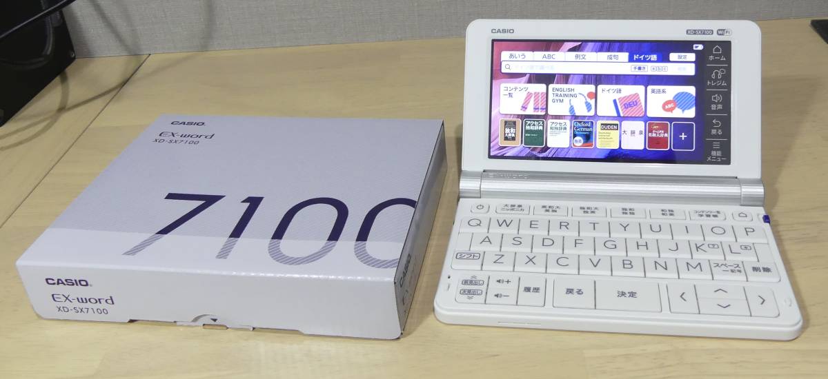 カシオ 電子辞書 CASIO EX-word XD-SX7100 動作確認済 電子辞書 カシオ