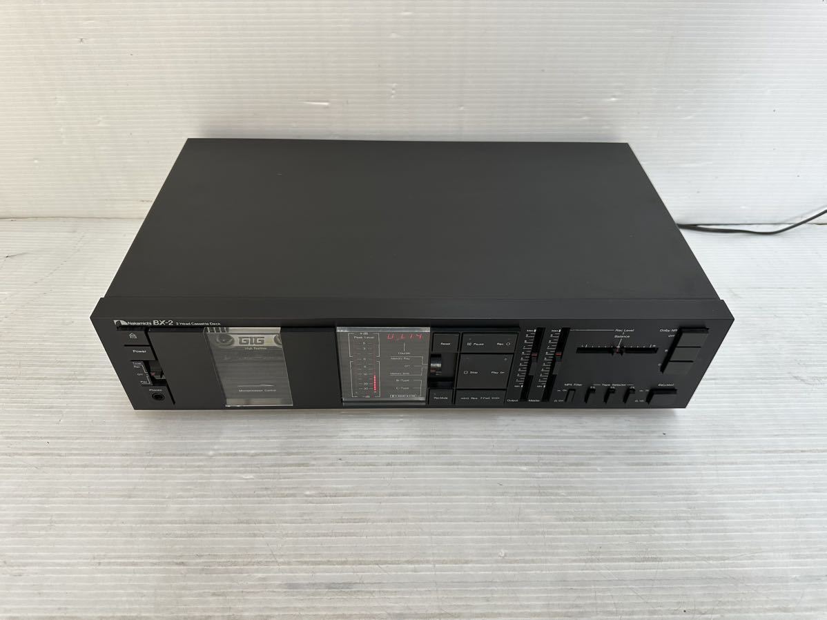 Nakamichi/ナカミチ BX-2 .2ヘッド カセットデッキ 音出しOK