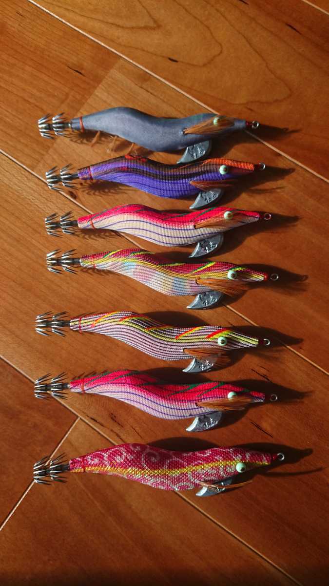 林釣漁具製作所 餌木猿 3.5号【中古】7個セット 餌木猿