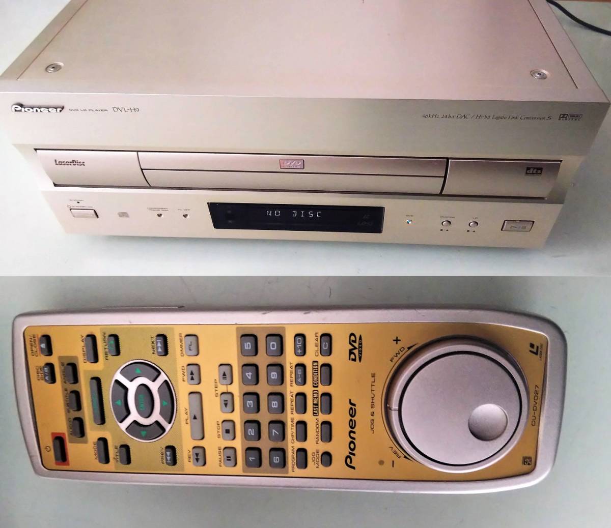 DVL-H9 パイオニア Pioneer DVD⁄LDプレーヤー PIONEER - メルカリ 本体