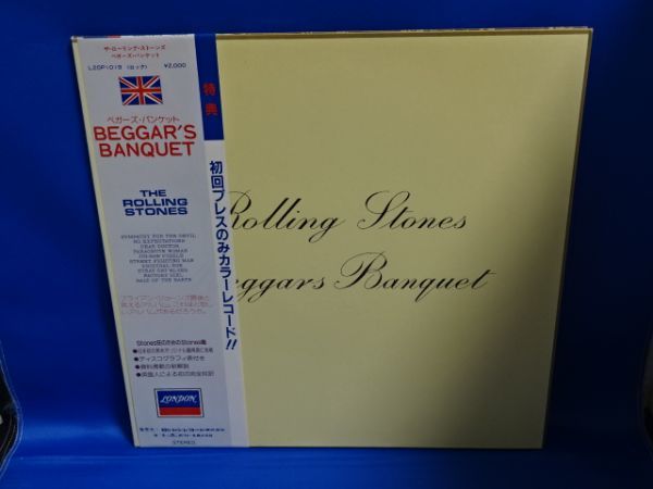 定番，安い ザ ローリング ストーンズ/ベガーズ バンケット 初回プレス カラーレコード 帯付(Rolling Stones)｜売買されたオークション情報、yahooの商品情報をアーカイブ公開 - オークファン R