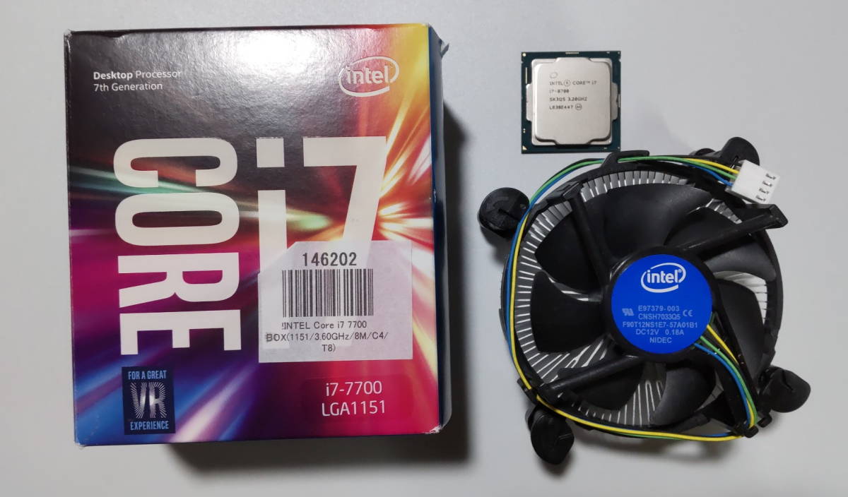 インテルcore i7 8700とCPUクーラー中古 | TORUEXPERT.EE