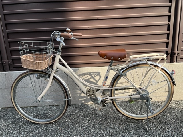 子供用自転車22インチ サイクルベースあさひ 男子 中古 レトロモード風 