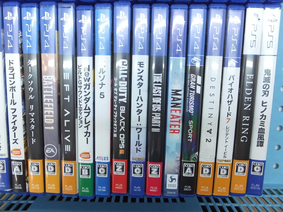 21SA○PS4 PlayStation4 ゲームソフト ディスク 60本 セット まとめ
