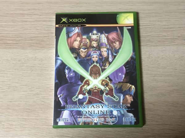 Xbox ソフト ファンタシースターオンライン エピソード1&2 ベータ版 説明書欠品 【管理 11860】【B】