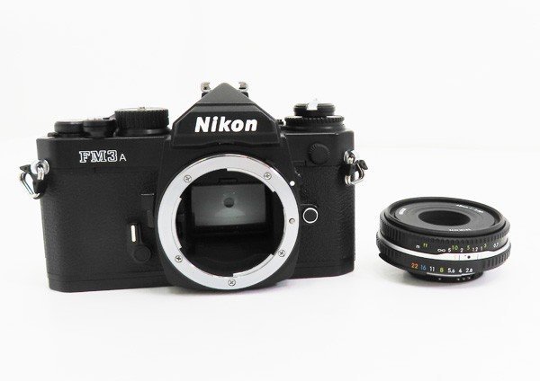 ◇ジャンク【Nikon ニコン】FM3A フィルムカメラ ボディ + 45mm F2.8P