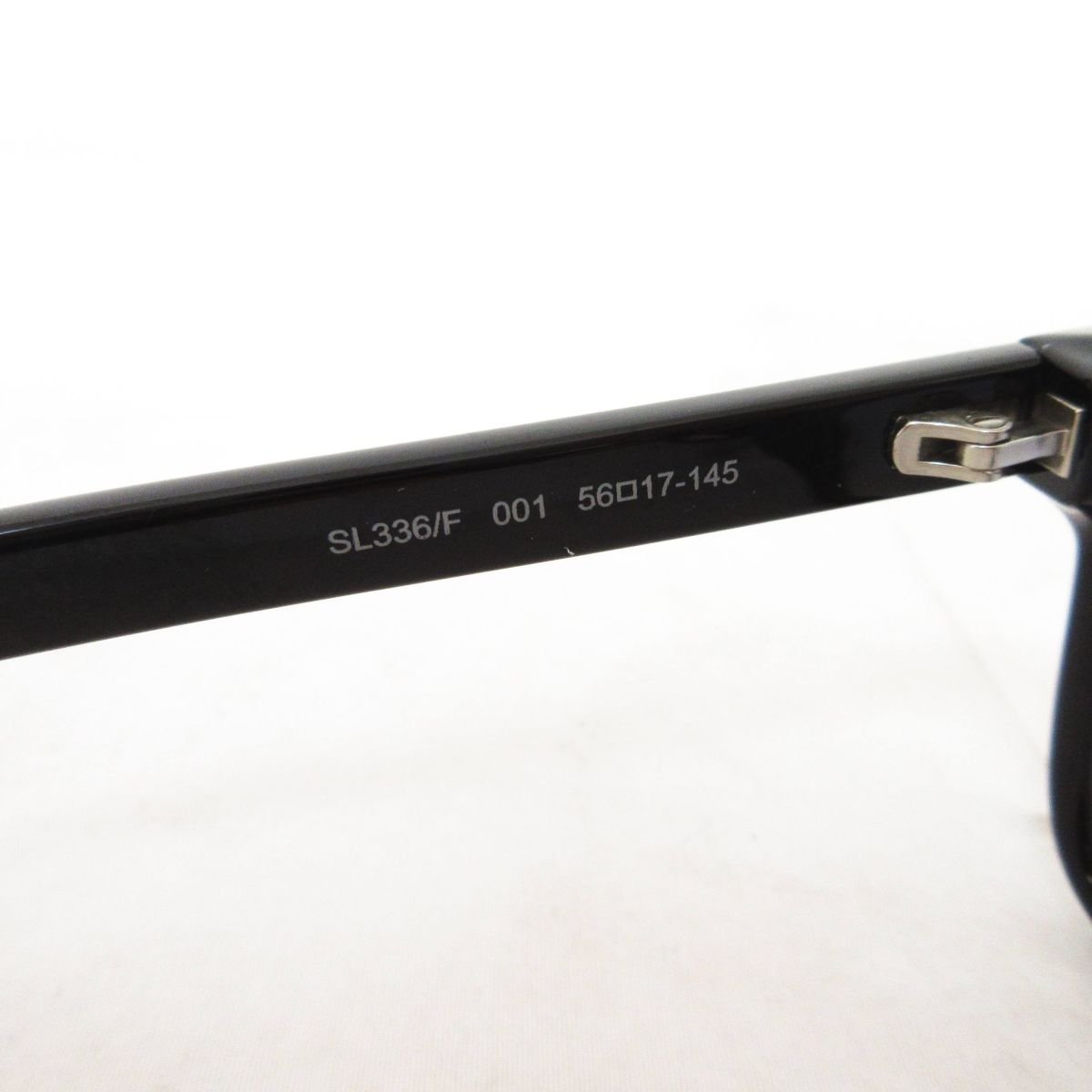 美品 Saint Laurent paris サンローランパリ セルフレーム 眼鏡 メガネ