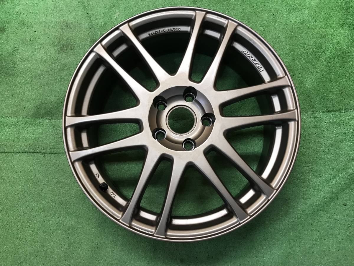 【長野発★７２１】DIREZZA STC / ディレッツァ 5穴 18×7J PCD:114，3 +38 格安☆売切 PCD100 +48 ブロンズ※4本同時落札限定 ダンロップ ダンロップ-DIREZZA（ディレッツァ）STCホイール18×7J (zunda