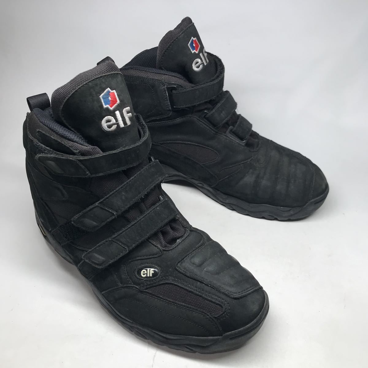 即決!定番! エルフ バイクシューズ 27cm ブラック / ELF エルフ elf