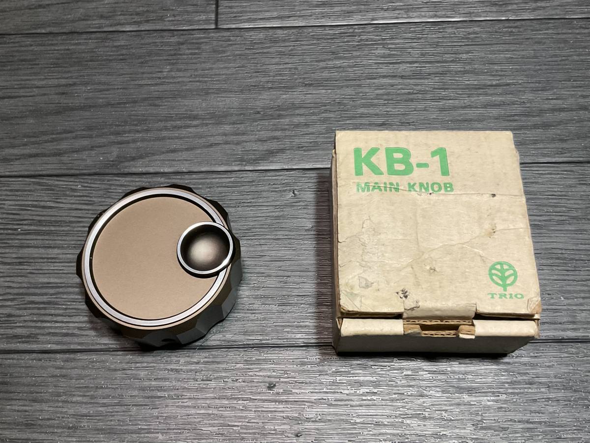 TRIO KB-1 メイン・ノブ（元箱取説付き） TRIO メイン ノブ KB-1