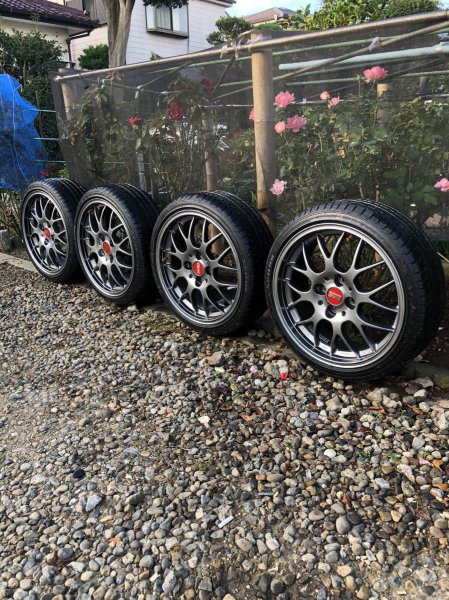 ☆BBS RG-R RG712 RG752 各2本 17インチ PCD100 4穴 ダイヤモンド 