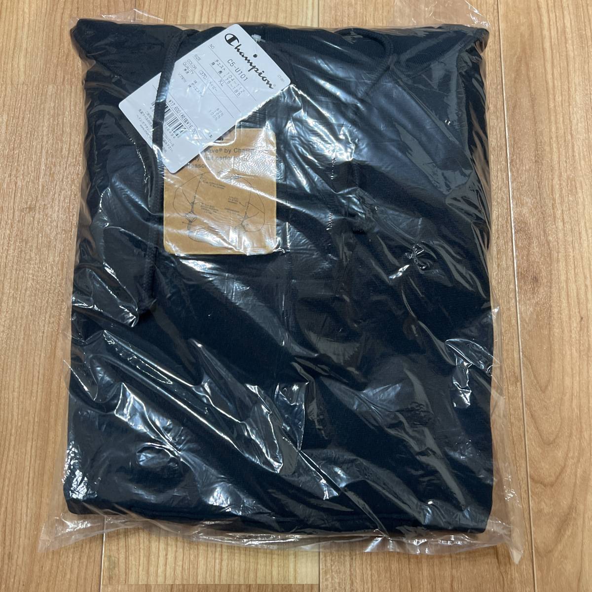 【未使用品】Champion チャンピオン　リバースウィーブ　パーカー　フーディー　ネイビー USA製　赤タグ　XLサイズ