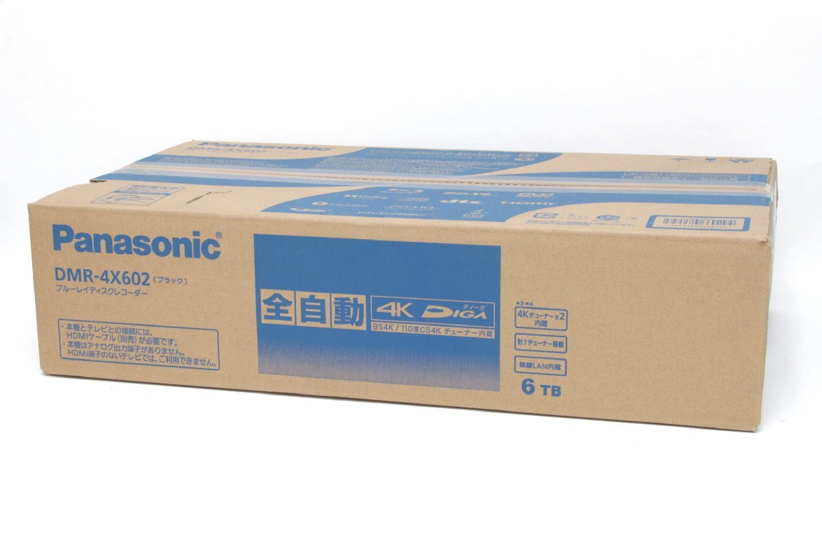 1D010☆パナソニック Panasonic☆ ブルーレイレコーダー DMR-4X602 4K 