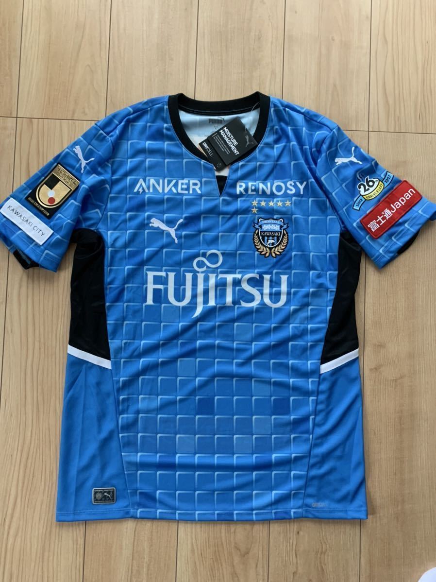 川崎フロンターレ 0 半袖 1stユニフォーム大島僚太 - メルカリ